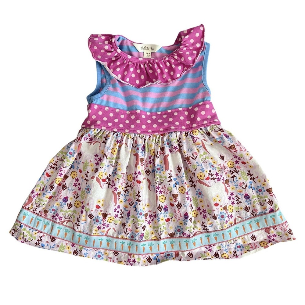 Matilda Jane Brilliant Daydream Lovely Unicorn Tunic Dress Size 2T Spring Easter